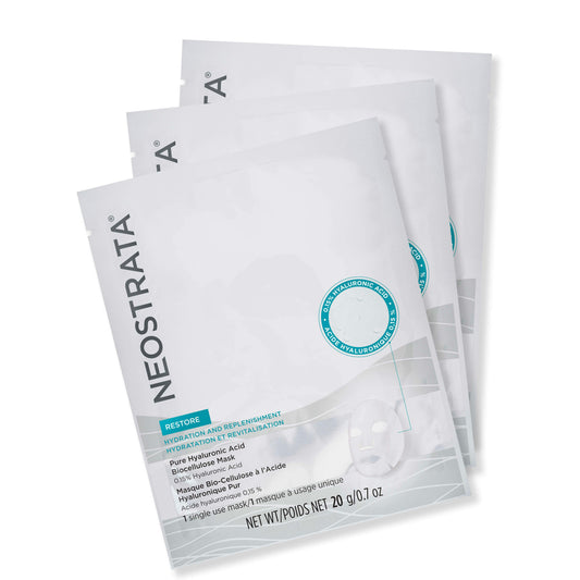 Pure Hyaluronic Acid Biocellulose Mask 3 Pack